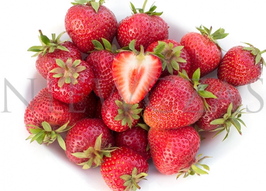 Florence glossy strawberry fruits