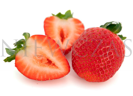 Przekrojony owoc truskawki Hademar
