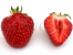 Cut strawberry fruit of Kent